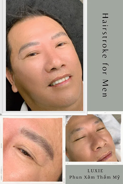 Phẩy sợi lông mày nam Luxstroke 