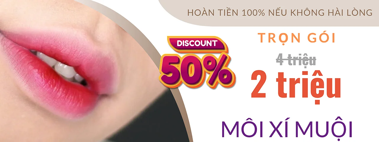 Phun môi xí muội đẹp cho đôi môi căng mọng