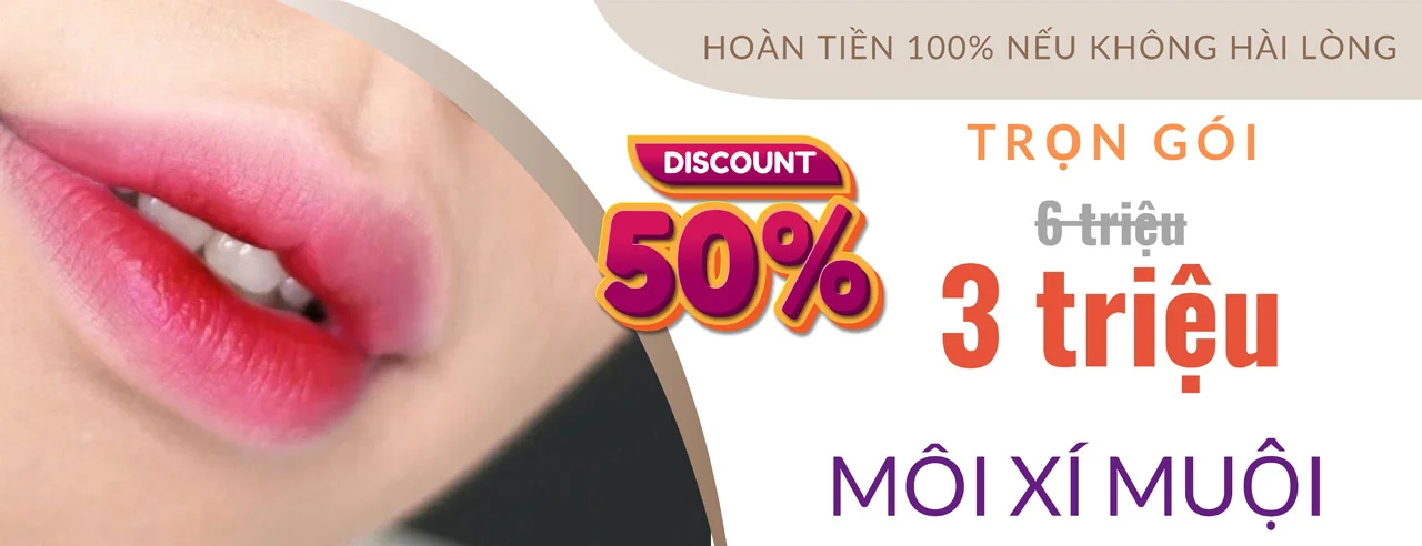 Phun môi xí muội đẹp cho đôi môi căng mọng