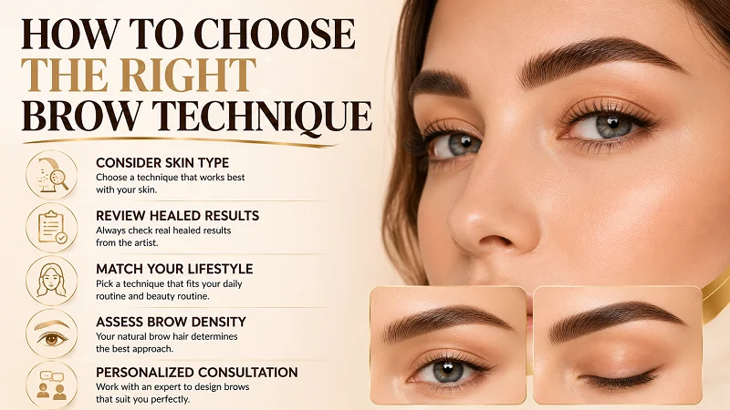 Which Technique Should be chosen: Hairstroke or Shading? Which Technique Should be chosen: Hairstroke or Shading?