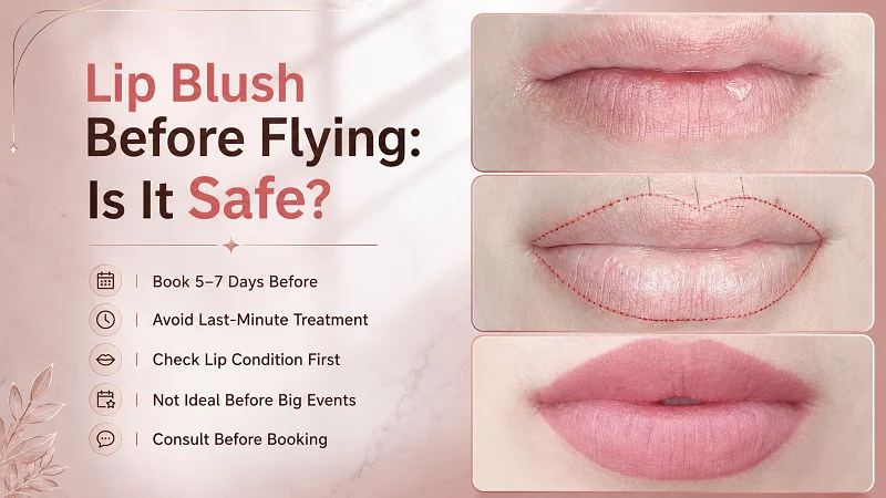 Can you get lip blush before flying out of Vietnam?