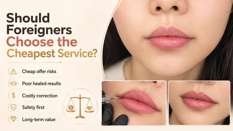 Should foreigners choose the cheapest permanent makeup service?