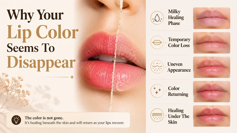 Why your lip color disappears