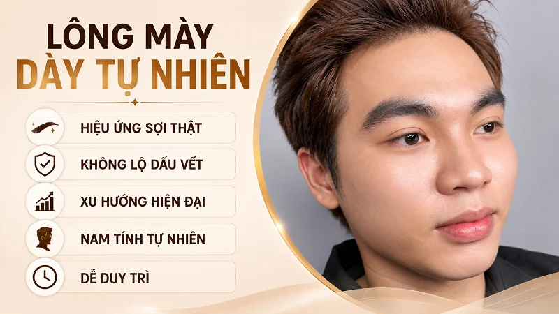 Dáng Lông Mày Dày Rậm Kiểu Tự Nhiên Dáng Lông Mày Dày Rậm Kiểu Tự Nhiên