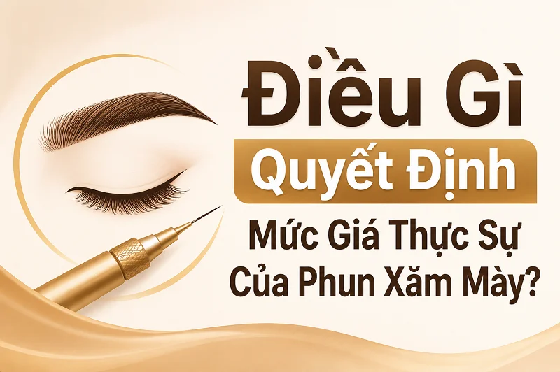 Tại Sao Giá Phẩy Sợi Lông Mày Có Thể Chênh Nhau Hơn 10 Triệu