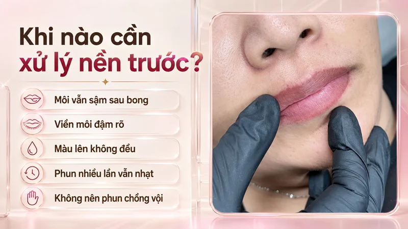 Khi nào nên xử lý nền thay vì phun màu tiếp?