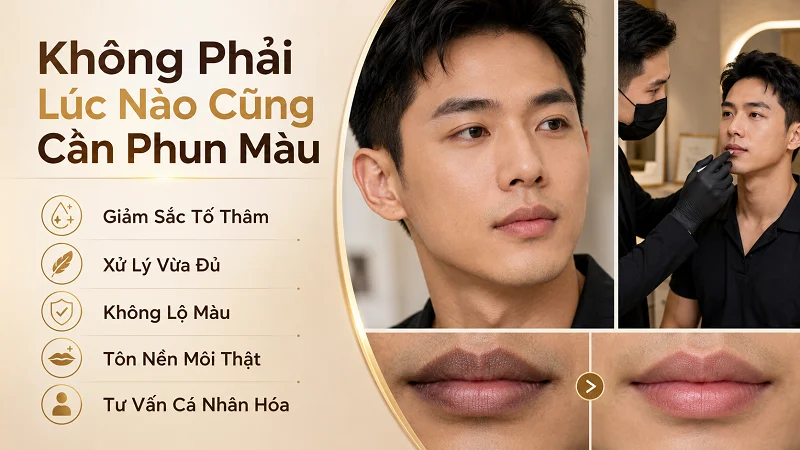 Khi nào khử thâm môi nam là lựa chọn đáng cân nhắc? Khi nào khử thâm môi nam là lựa chọn đáng cân nhắc?