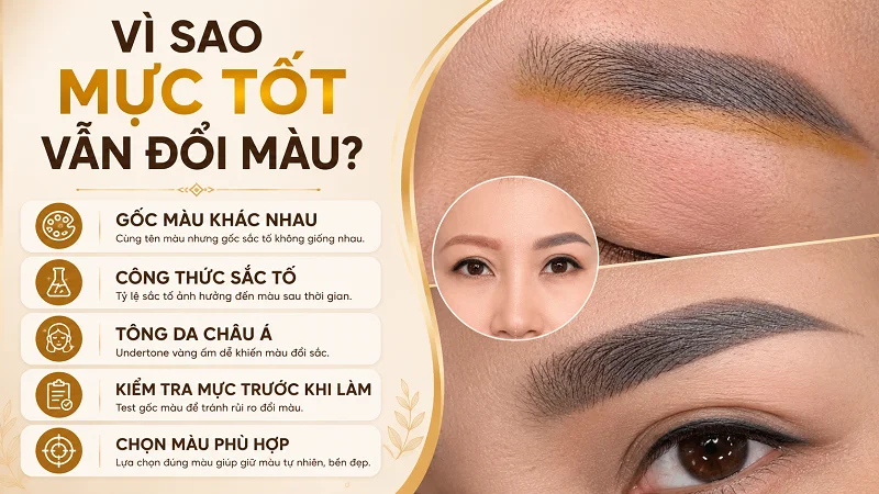Vì Sao Mực Xịn Vẫn Có Thể Bị Trổ Màu?