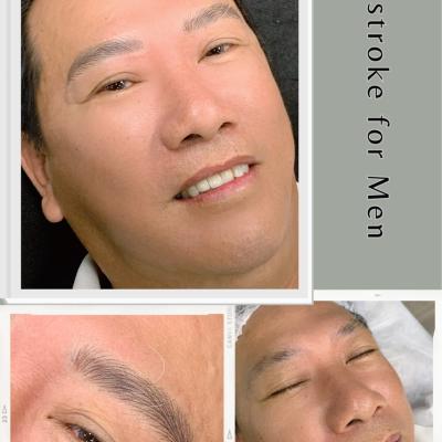 Phun lông mày dệt sợi Nam LuxStroke