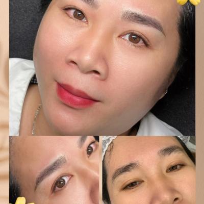 Phun sợi lông mày tự nhiên