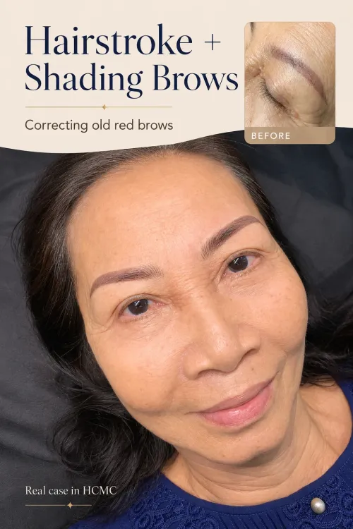 Hairstroke And Shading Brow Transformation