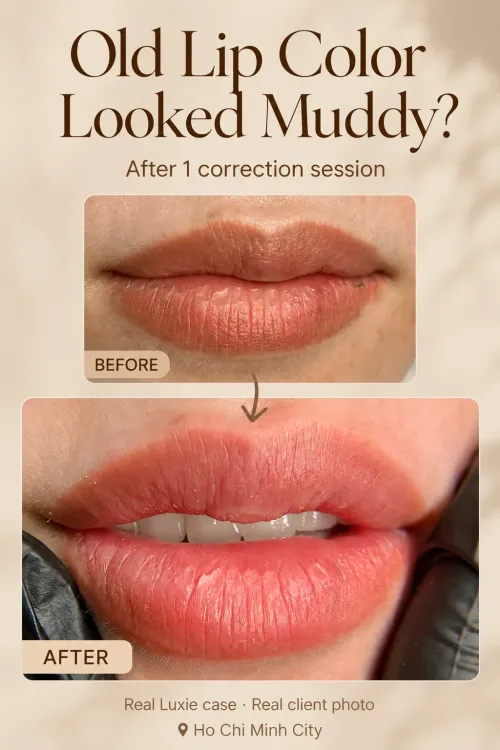 Old Lip Color Looked Muddy